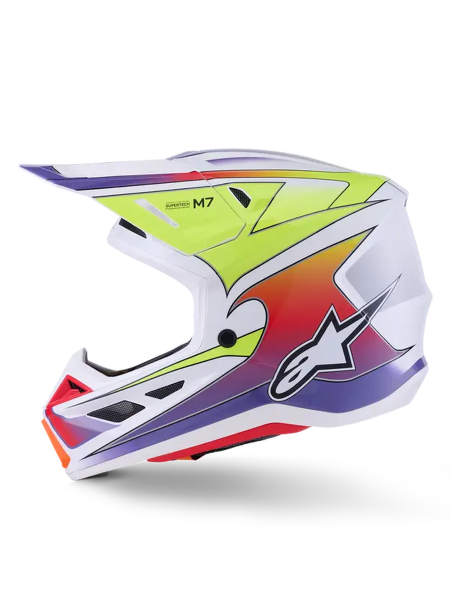 Cască Alpinestars SM7 Fuse White-2