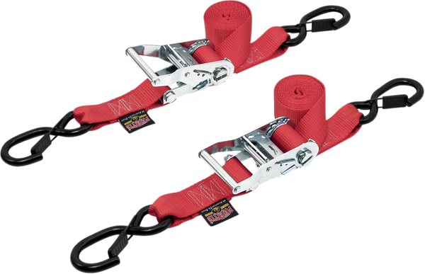 1-1/2(r) Ratchet With Safety Latch Hooks Red, 1, nordicamoto.ro