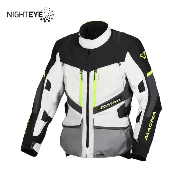 Geaca textil impermeabila touring/adventure MACNA DOMANE Negru/Gri deschis/Albastru XXL, 3, nordicamoto.ro