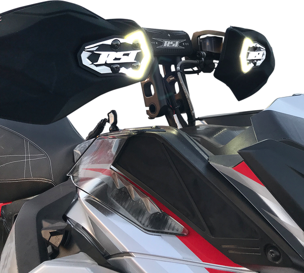 Led-lighted Stonewall Handguards Black, White, 2, nordicamoto.ro
