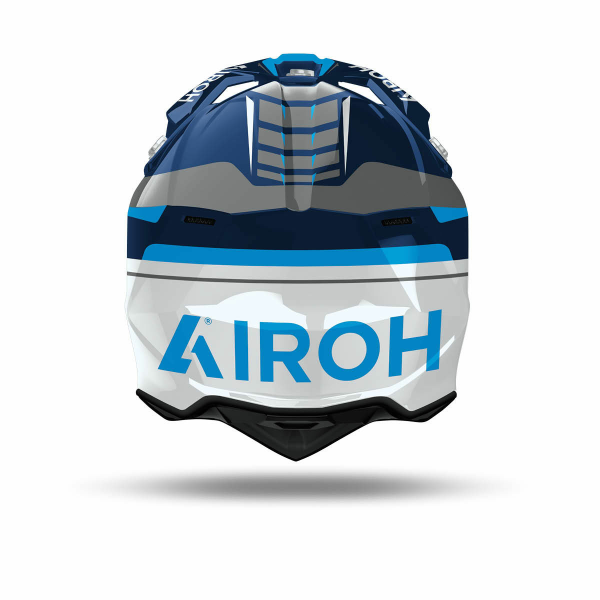 Casca Airoh Wraaap Conquer Blue Gloss, 3, nordicamoto.ro