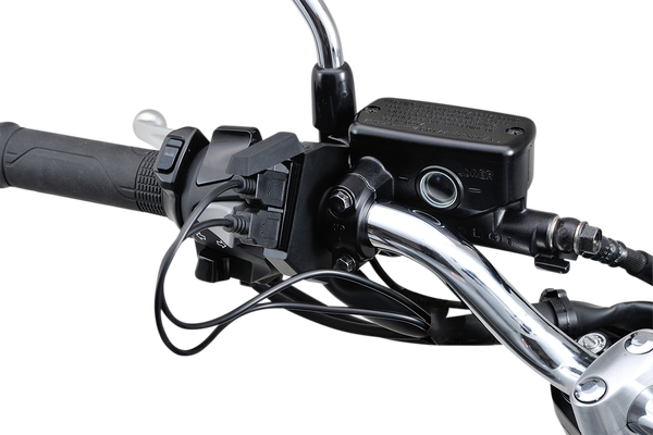 Usb Charging Port Black, 3, nordicamoto.ro
