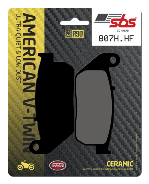Hhf Street Ceramic Organic Brake Pads, 1, nordicamoto.ro