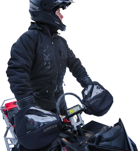 Snowmobile Muffs With Window Black, 5, nordicamoto.ro