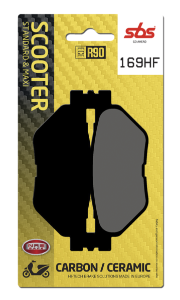 Hf Street Ceramic Organic Brake Pads, 2, nordicamoto.ro