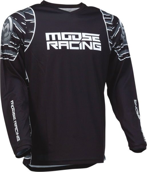 Tricou Moose Racing Qualifier Black/White