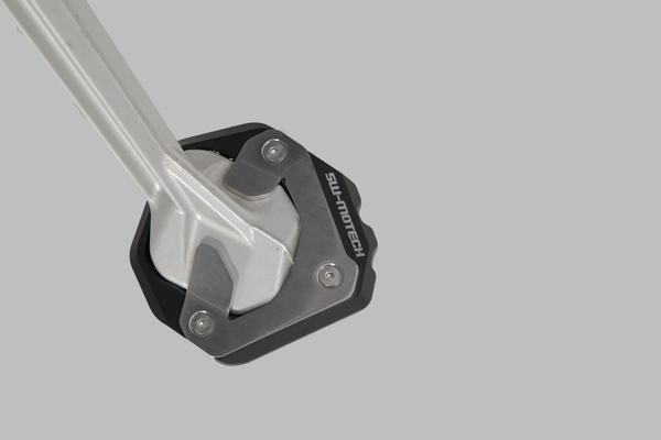 Sidestand Foot Extension Black, Silver-0