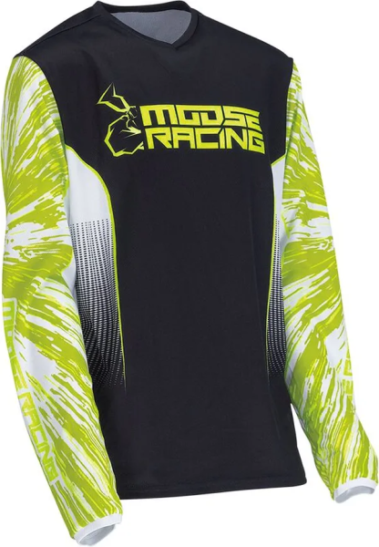 Tricou copii Moose Racing Agroid Hi-Viz/Black XS, 1, nordicamoto.ro