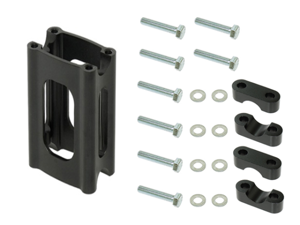 Sno-X Narrow style handlebar riser 6" incl steering clamp, 1, nordicamoto.ro