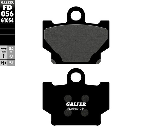 Semi-metallic Brake Pads, 1, nordicamoto.ro
