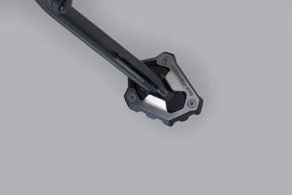 Sidestand Foot Extension Black, Silver -0