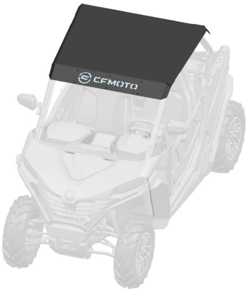 ACOPERIȘ ALUMINIU UTV CFMOTO ZFORCE 800 TRAIL / 950 TRAIL / 950 SPORT, 6, nordicamoto.ro
