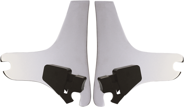 D-tach Sissy Bar Side Plates Silver, 1, nordicamoto.ro
