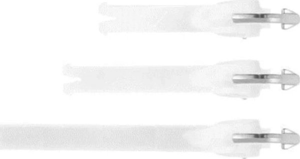 TECH T STRAP WITH ALUMINIUM BRIDGE WHITE OS