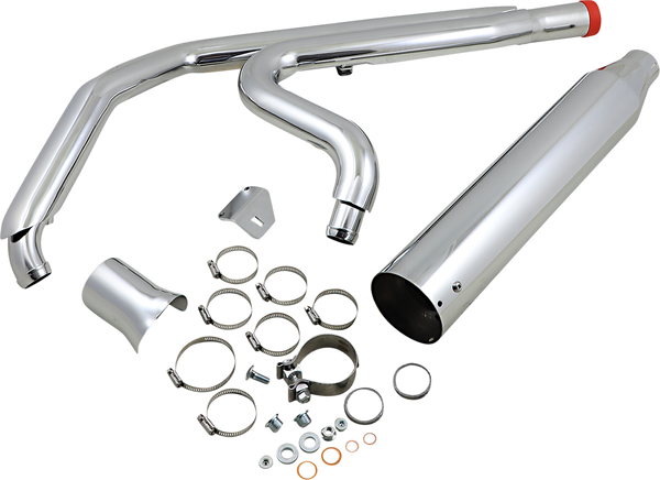 2:1 Outlaw Exhaust System Black, 3, nordicamoto.ro