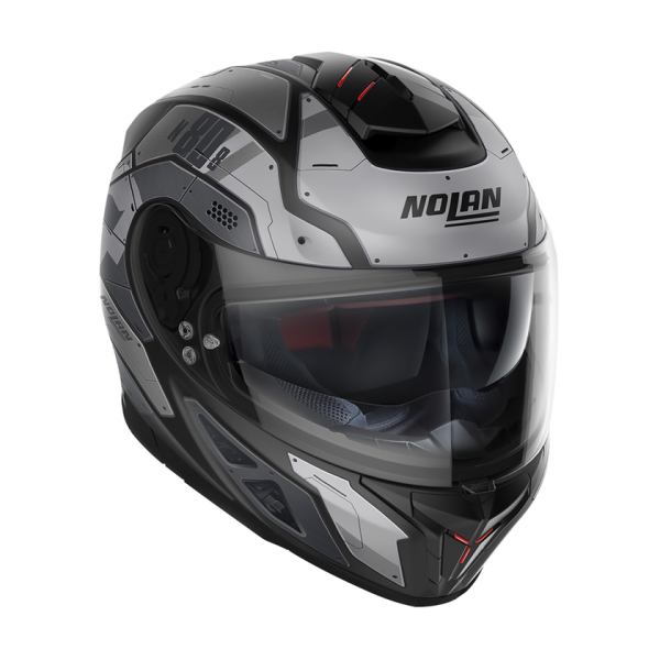 Casca Moto Nolan N80-8 Flat Lava Gray - Black/Yellow-17