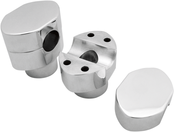 Springer Handlebar Riser Kit Silver, 1, nordicamoto.ro