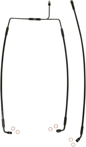Xr Stainless Extreme Response Front Dot Brakeline Kit Black Oversize [+305 mm (12')], 1, nordicamoto.ro