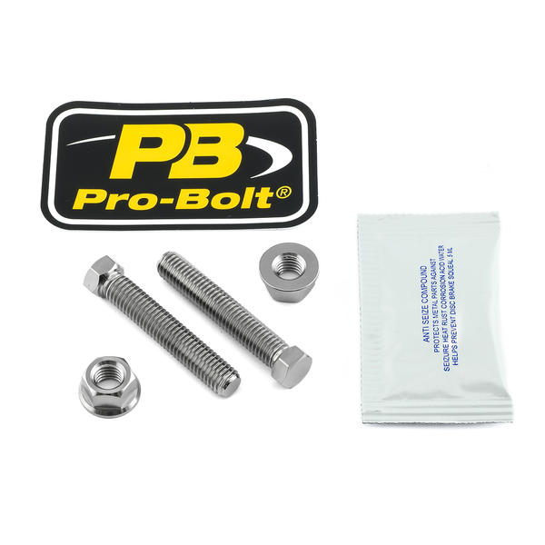 Titan Axle Adjuster Nut  & Bolt Set Natural, 1, nordicamoto.ro