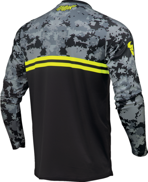 Youth Sector Digi Camo Jersey Black, Gray -1