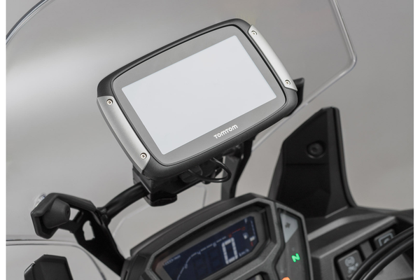 Suport Quick-Lock SW-Motech cu absorbant soc pentru GPS Cross bar GPS0064610500B-2
