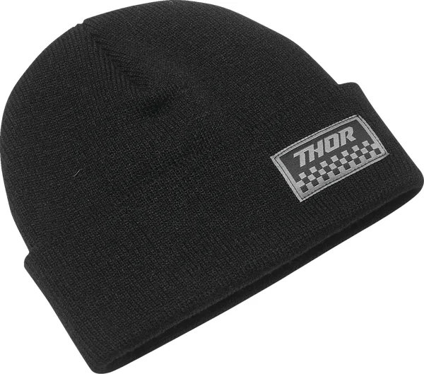 Checker Beanie Black  ONE SIZE, 1, nordicamoto.ro