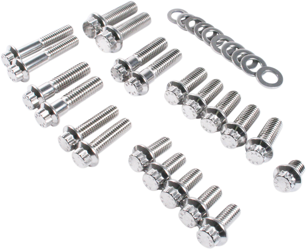 Dress Up Fastener Kit Silver, 1, nordicamoto.ro