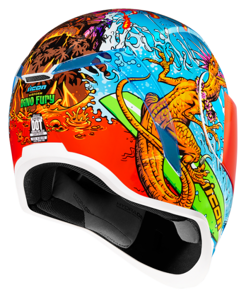Casca Icon Airform Dino Fury Blue-6