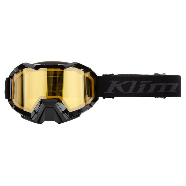 Ochelari Snowmobil Klim Viper Snow Raid Black Yellow Tint-3