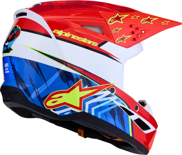 Casca Alpinestars Sm3 Falcon Rosu/Alb/Albastru XS, 6, nordicamoto.ro