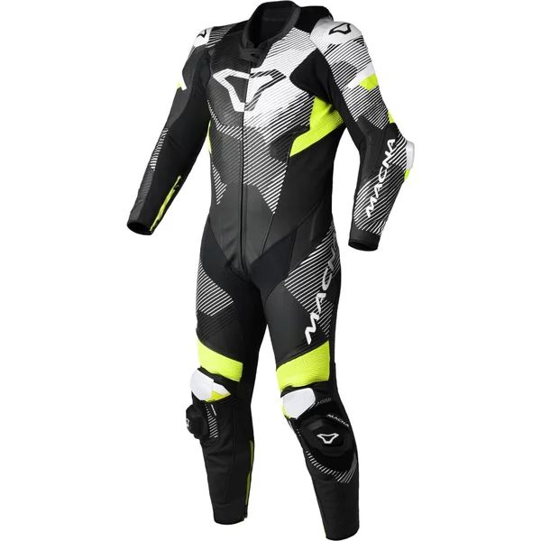 Combinezon de piele race 1 piesa MACNA IGNITE Negru 46, 3, nordicamoto.ro