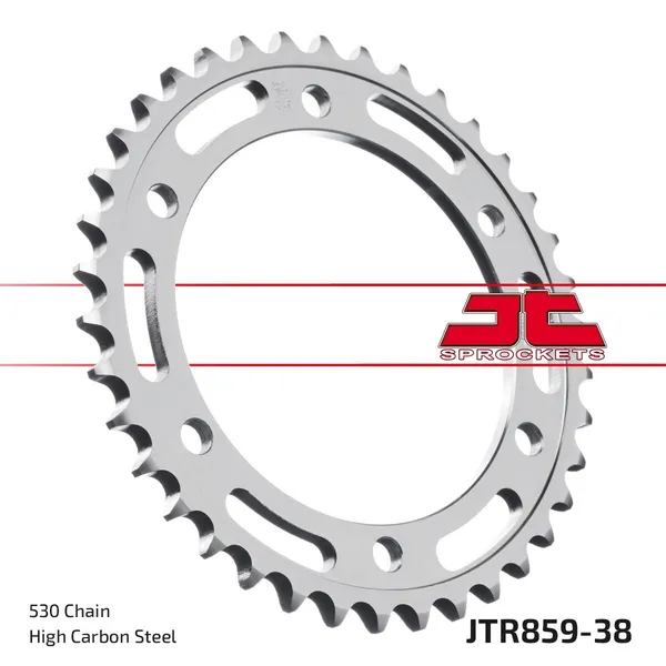 JT SPROCKETS Induction Hardened Black Zinc Finish Rear Sprocket Black, Zinc -d2af8e1168e9cb2bedc7b8470c978eac.webp