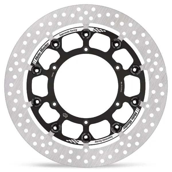Halo Series T-floater Brake Rotor Black, Silver-2