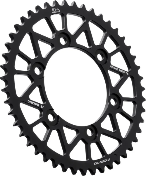 Pinion spate din aluminiu Racelite, negru , 1, nordicamoto.ro