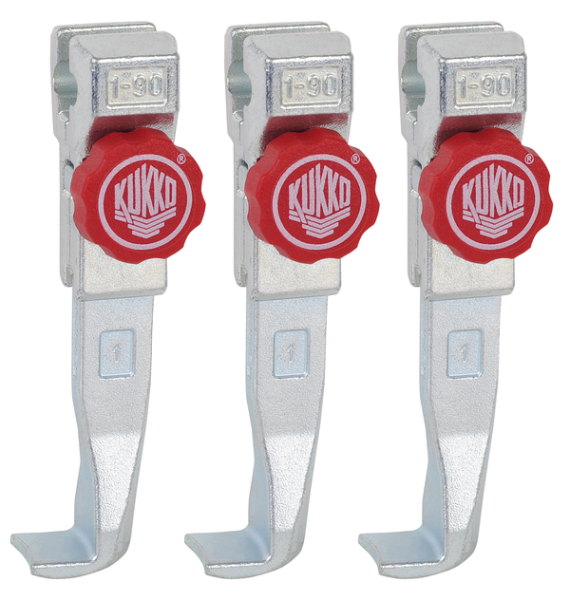 3 Quick Adjusting Jaws (set) - Series 2-s Red, Silver, 1, nordicamoto.ro