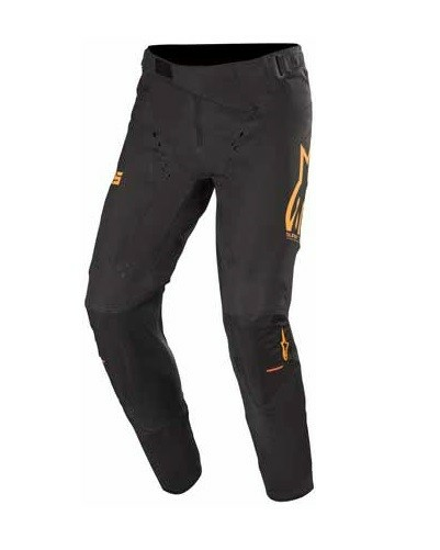 Pantaloni Alpinestars Supertech Black/Orange/Red Fluo