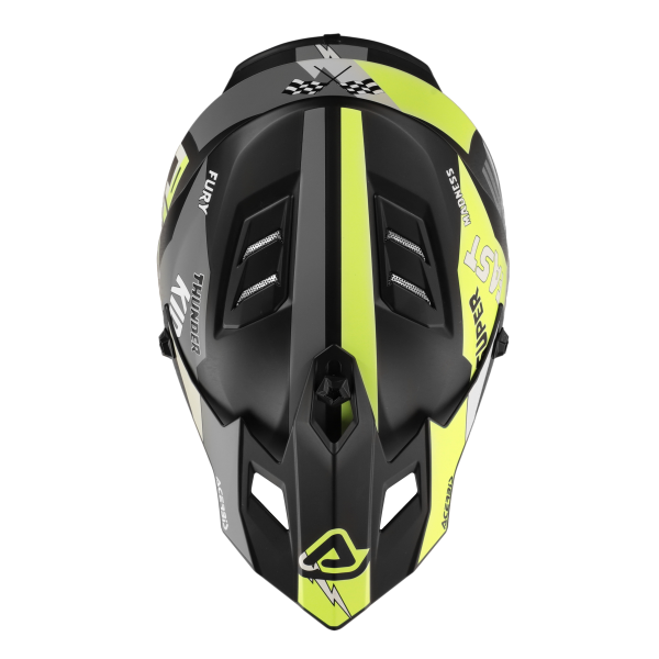 Casca Copii Acerbis Profile Yellow/Black-3
