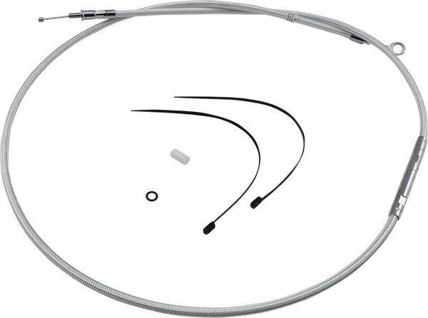 High-efficiency Braided Sterling Chromite Ii® Clutch Cable Silver, 1, nordicamoto.ro