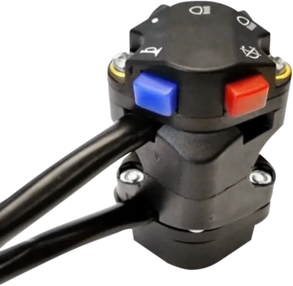 Universal Turn Signal Switch Black, Blue, Red-0