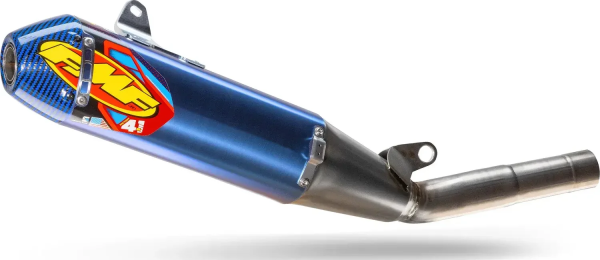 Factory 4.1 Rct Slip-On Muffler Anodized Blue, 1, nordicamoto.ro