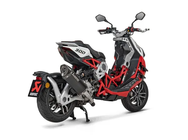 Slip-on Line Muffler Scooter Black -0