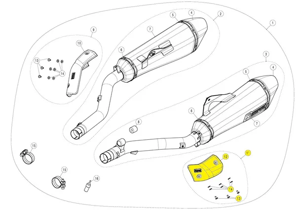 Replacement Parts For Exhaust (8503 Misc Parts) -0