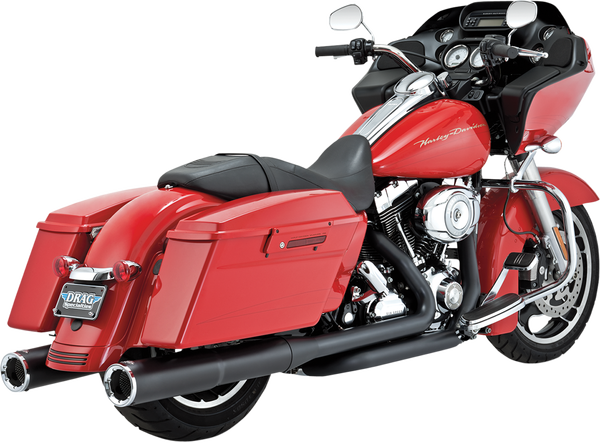 Hi-output Slip-on Mufflers Black, 1, nordicamoto.ro