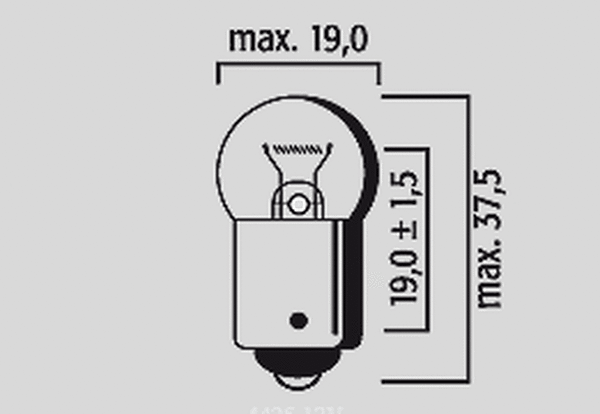 Replacement Bulb 12v/21w White, 2, nordicamoto.ro