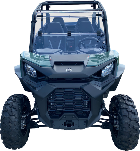 Deluxe Full Folding Windshield Clear -4