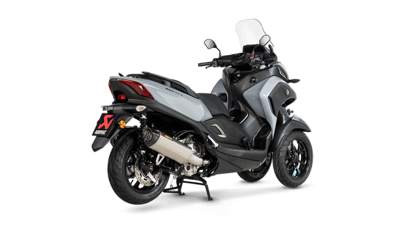 Slip-on Line Muffler Scooter Black, Carbon Fiber-1