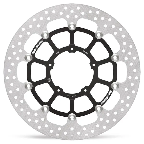 Halo Series Floating Rotor Black, Silver, Stainless Steel-1