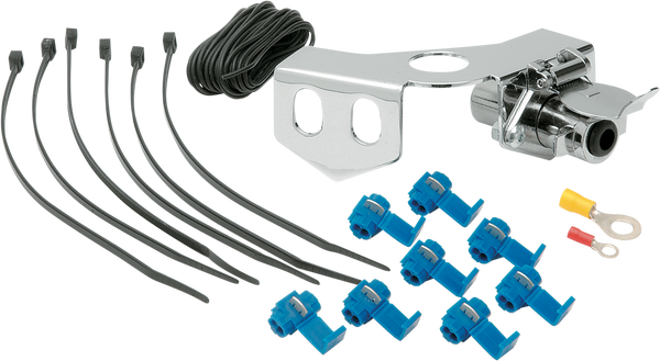 Ball Mount Trailer Hitch Receptacle Kit Chrome, 1, nordicamoto.ro