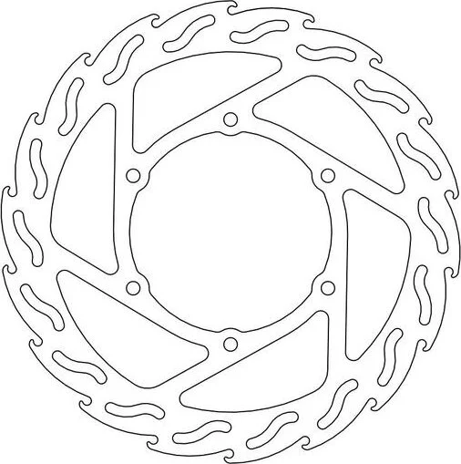 Seria Flame cu rotor fix, argintiu, oțel inoxidabil, 2, nordicamoto.ro