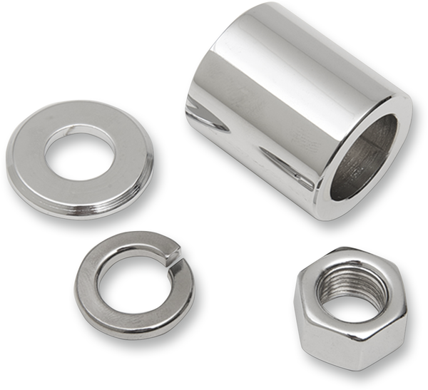 Axle Spacer/nut Kit Silver, 2, nordicamoto.ro
